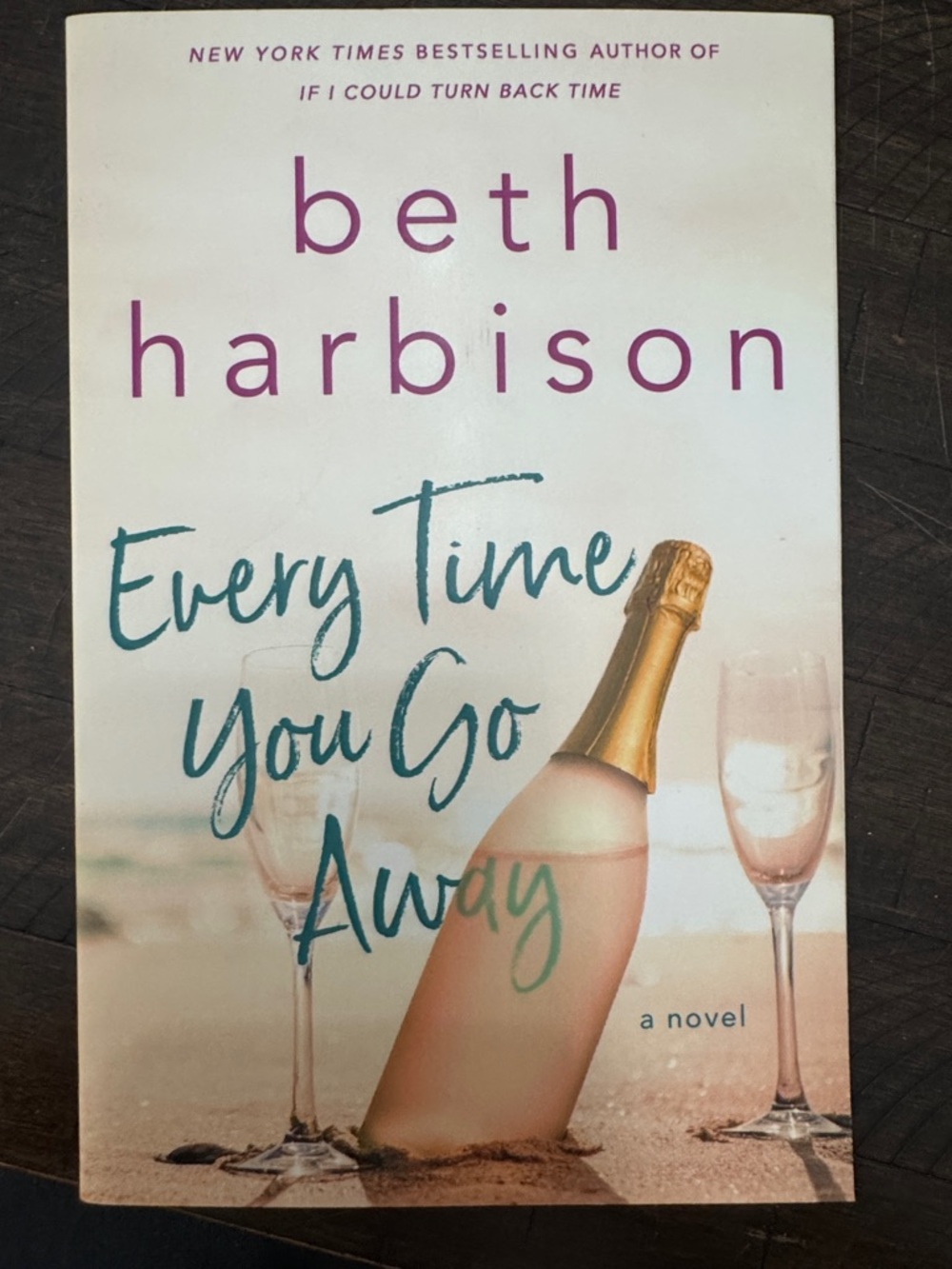 Every Time You Go Away by Beth Harbison - Teal & Cream Cover